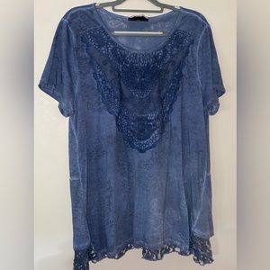 Style & Co Plus Size Cap Sleeve Tunic